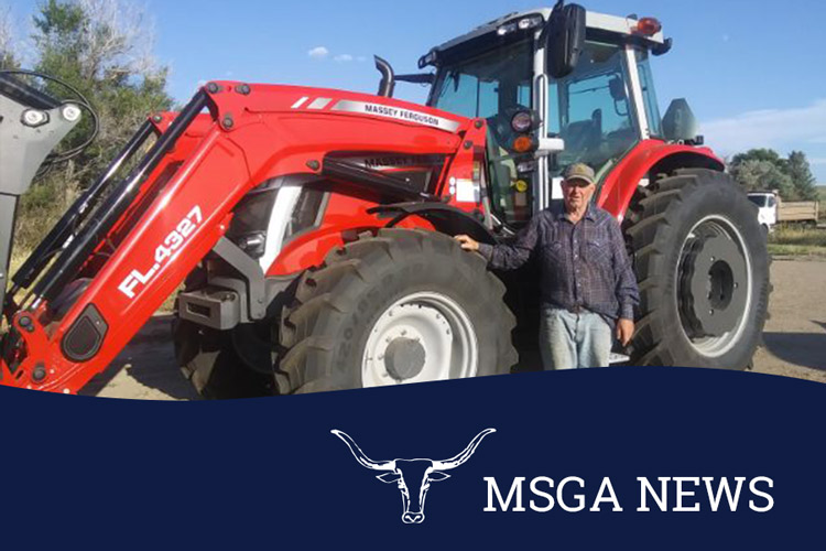 Phillips County MSGA Member Receives Massey Ferguson Tractor from Raffle