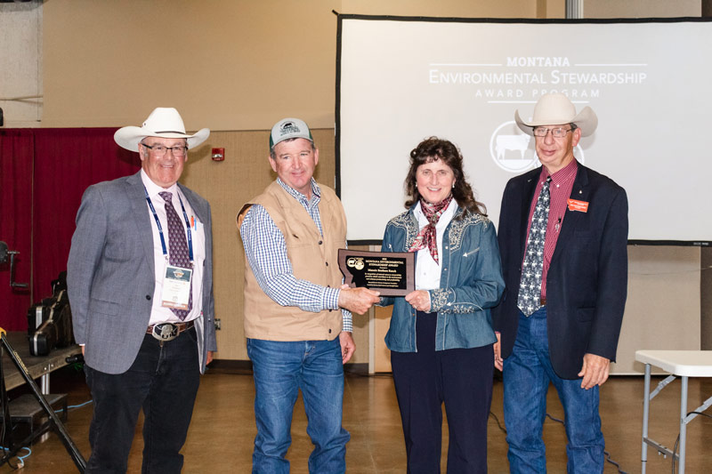 - Montana Stockgrowers Association Lon Reukauf, Randy and Mo Mannix, and Jim Steinbeisser